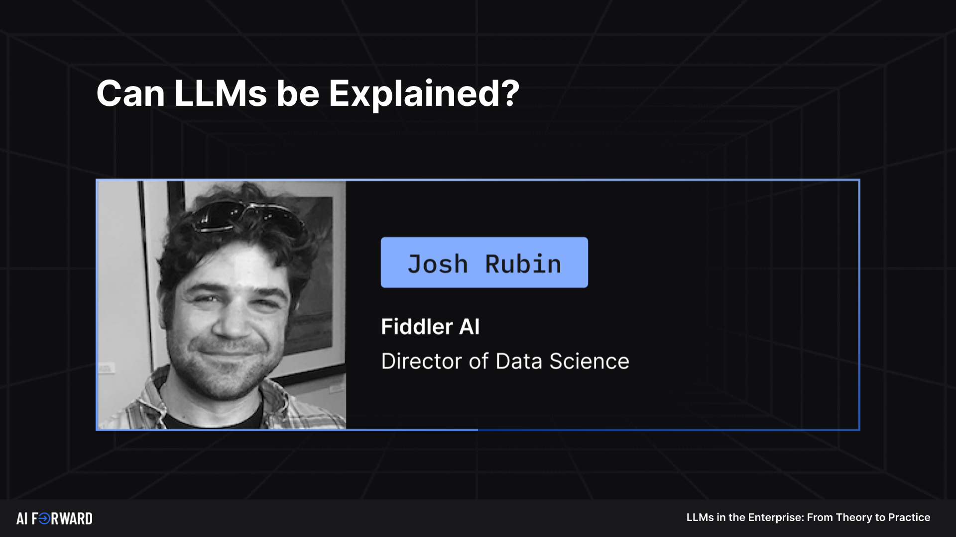 AI Forward Summit - LLMs in the Enterprise video image cover for Can LLMs be Explained?